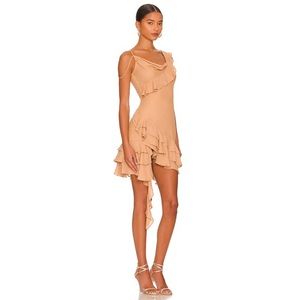 Revolve NBD Dua Midi Dress in Nude Size XS